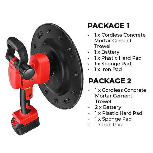 Cordless Concrete Mortar Cement Trowel