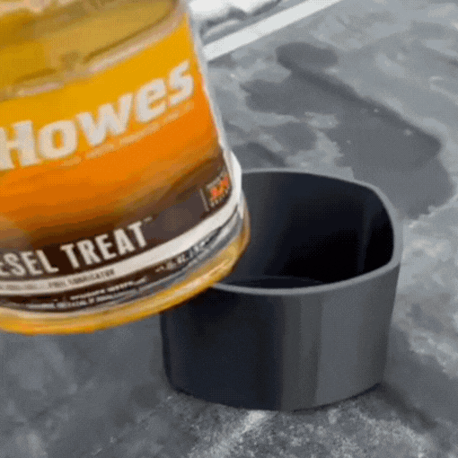Magnetic Truck Bed Diesel Additive Holder