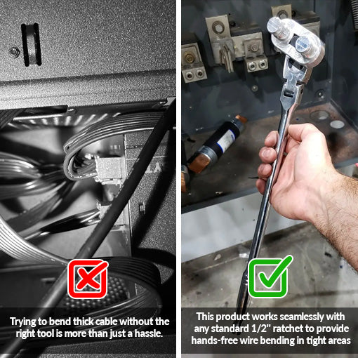 Ratchet Cable Bender Tool
