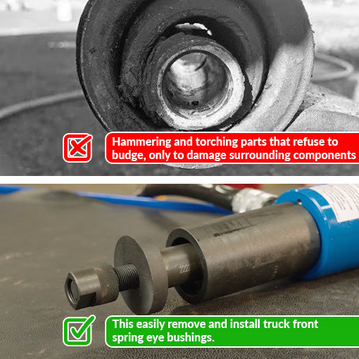 Truck Front Leaf Spring Pin and Bushing Service Set