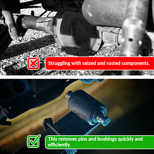 Truck Pin and Bushing Service System