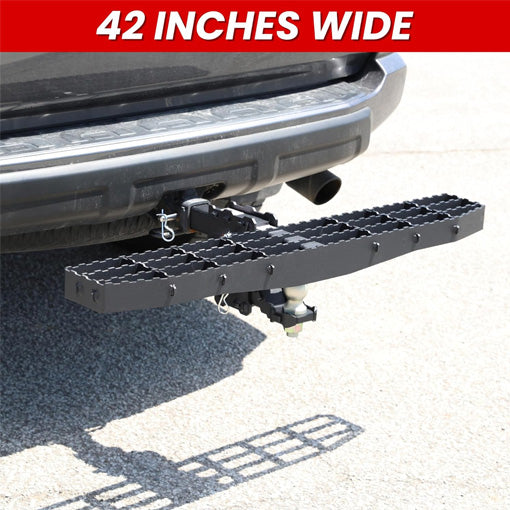 Extra Wide Heavy-Duty Hitch Step