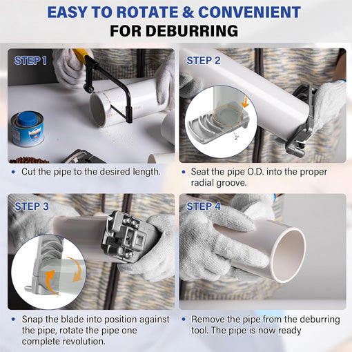 PVC Pipe Deburring Tool