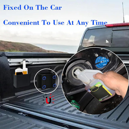 Magnetic Truck Bed Diesel Additive Holder