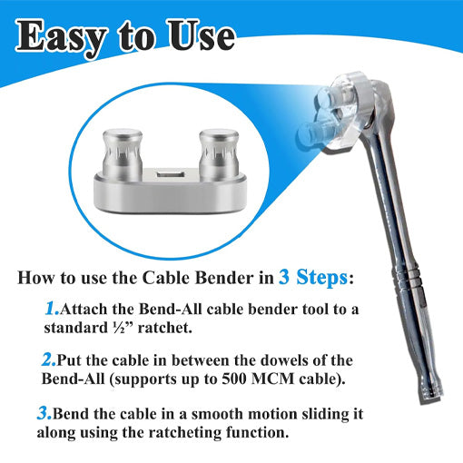 Ratchet Cable Bender Tool