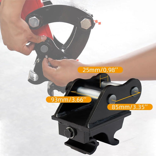 Mini Excavator Quick Change Hitch Attachment