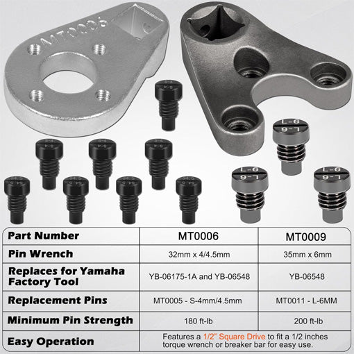 Outboard Trim Tilt Pin Wrench Set