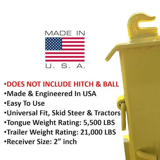 Quick Tractor & Skid Steer Hitch Attachment