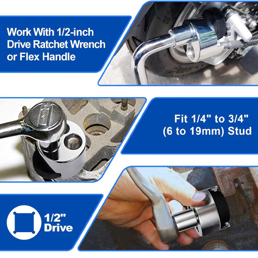 1/4" to 3/4" Stud Remover