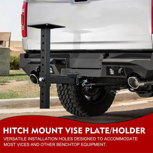 Heavy-Duty Adjustable Hitch Mount Vise Plate Set