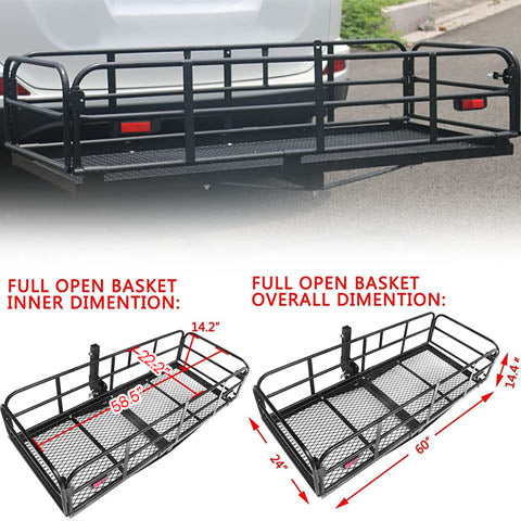 Heavy Duty Folding Hitch Cargo Carrier