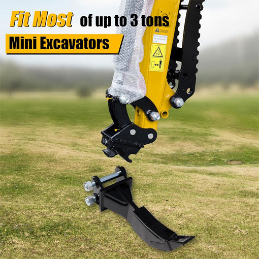 Mini Excavator Quick Change Hitch Attachment
