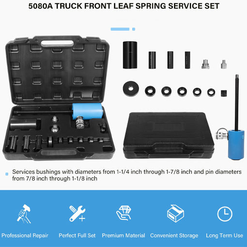Truck Front Leaf Spring Pin and Bushing Service Set