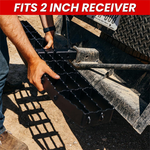 Extra Wide Heavy-Duty Hitch Step