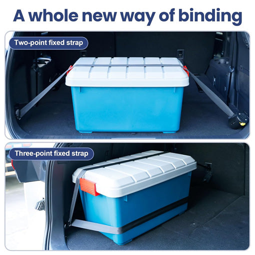 Car Trunk Self-Retracting Tie-Down Straps