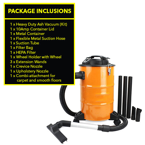 Heavy Duty Ash Vacuum Kit