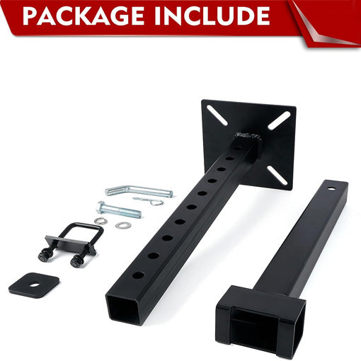 Heavy-Duty Adjustable Hitch Mount Vise Plate Set