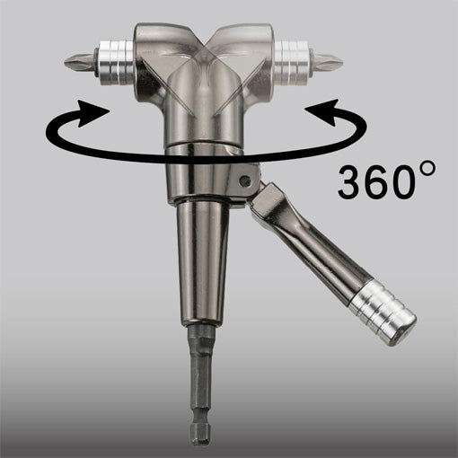 Quick Release Right Angle Drill Attachment