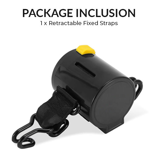 Car Trunk Self-Retracting Tie-Down Straps