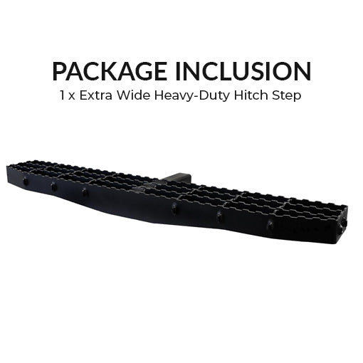 Extra Wide Heavy-Duty Hitch Step