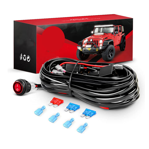 12V LED Light Bar Wiring Harness Kit