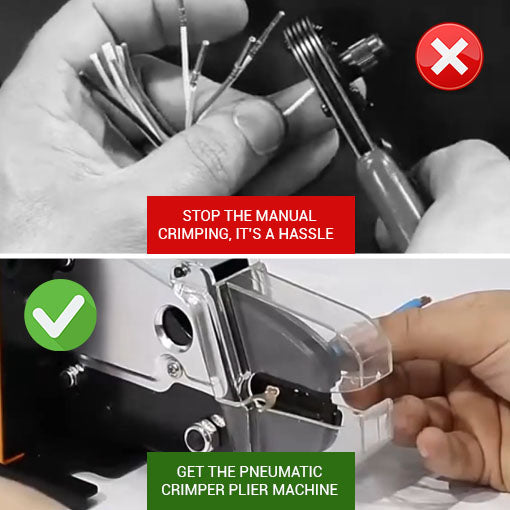 Pneumatic Crimper Plier Machine