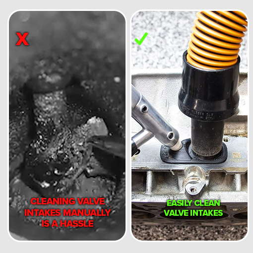 Intake Valve Walnut Blaster Cleaning Adapter