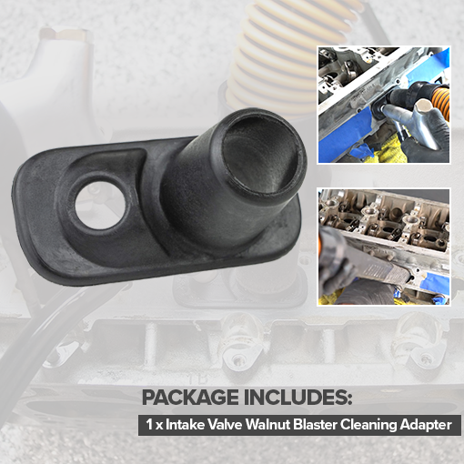 Intake Valve Walnut Blaster Cleaning Adapter