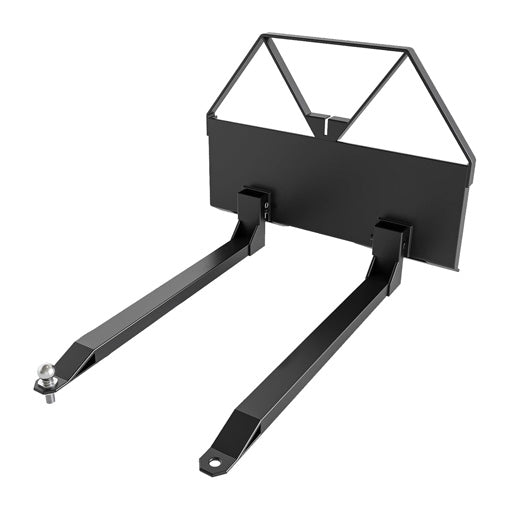 Pin-on Pallet Fork Quick Attach Mount Attachment with Hitch Ball