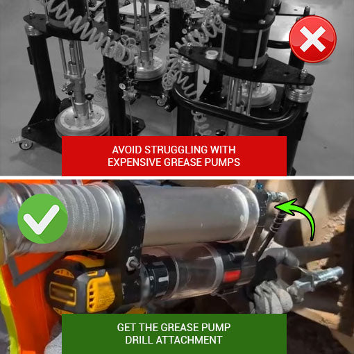Grease Pump Drill Attachment