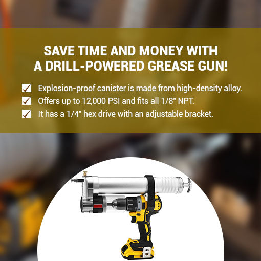 Grease Pump Drill Attachment