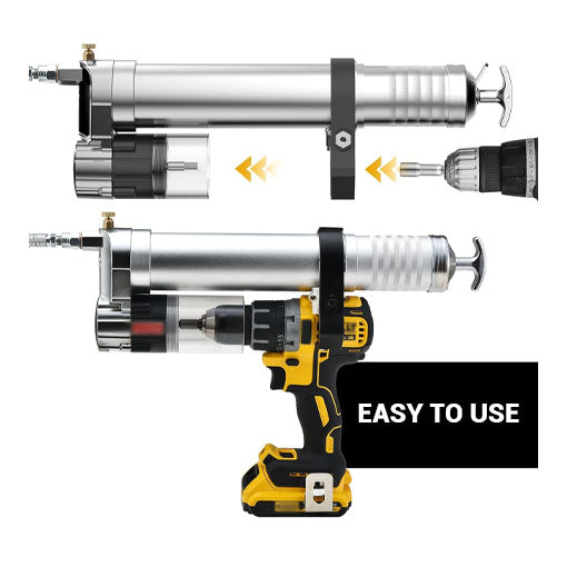 Grease Pump Drill Attachment